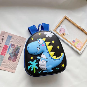 Cartoon cute dinosaur kindergarten mini 3d hard shell children school bag