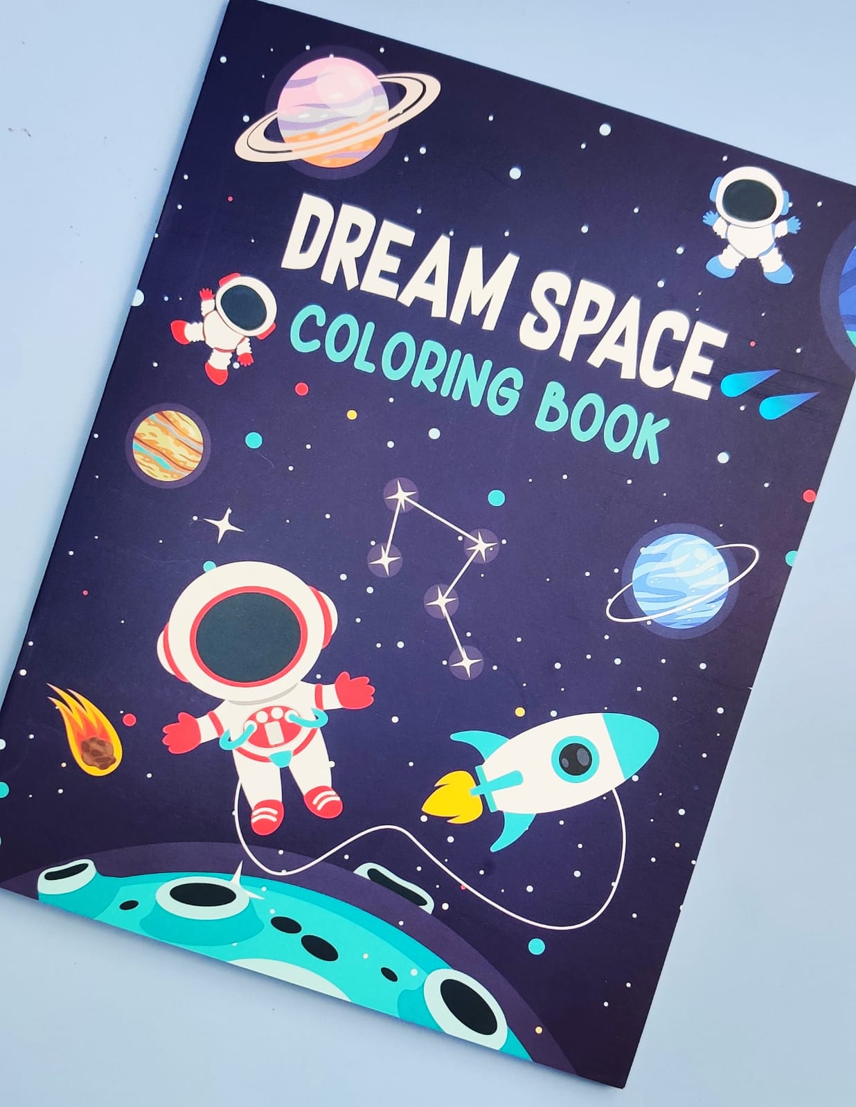 space colouring book