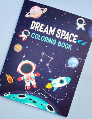 space colouring book
