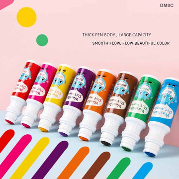 Non toxic and High Quality shining colors Dot Markers for Kids | 3 Variants