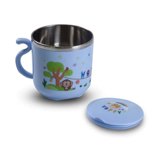 Cartoon Graphic Stainless Steel Mug For Kids
