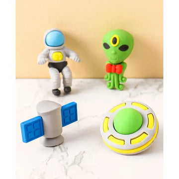 Outer Space Eraser (Pack Of 4)