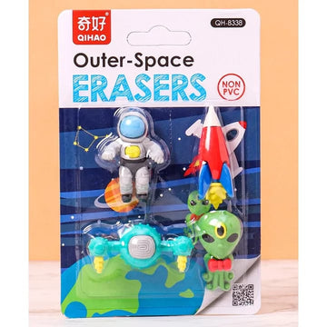 Outer Space Eraser (Pack Of 4)