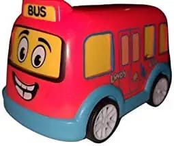 Mini Cartoon Truck and Car Set For Kids (Pack of 5 Vehicles)