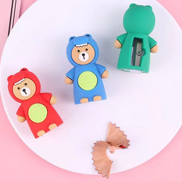 Cute Cartoon  Teddy Sharpner - 1pc