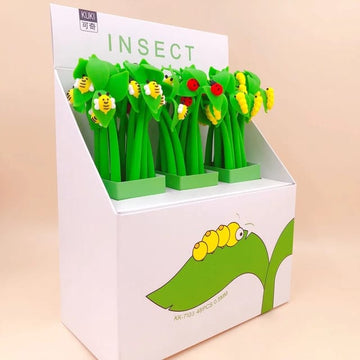 Cute insect on leaf Pen - 1pc