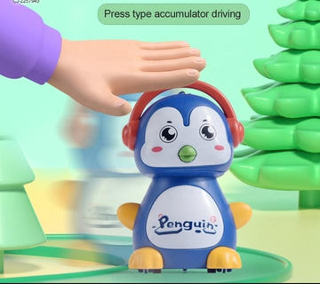 Penguin Press and Go Toy for Kids (Random Colour)