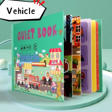 Vehicle Montessori Quiet Book