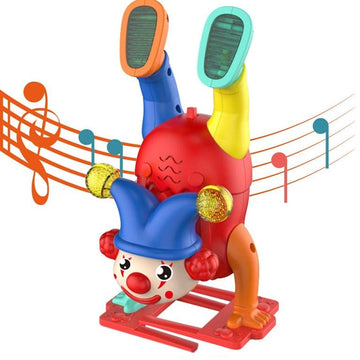 Musical Funny Clown Toy With Led Light Flashing Toy For Toddlers/kids