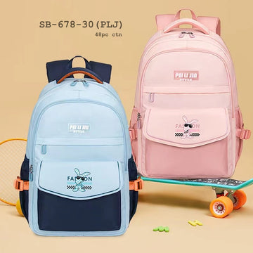 Premium Quality Large Capacity Color Block Bag For School Student
