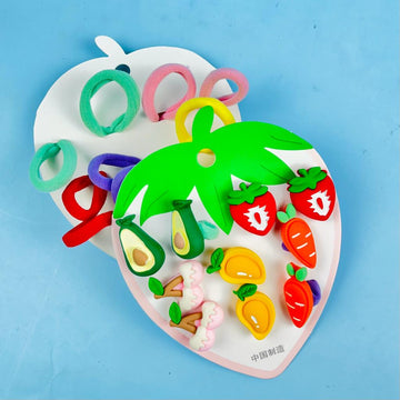 Cute Stylish Rubber Band for girls ( Random Design - Pack Of 10 )