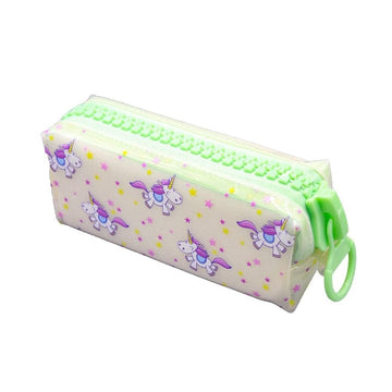 New Stylish Unicorn Theme Big Zip Pencil Pouch For Kids And School Student