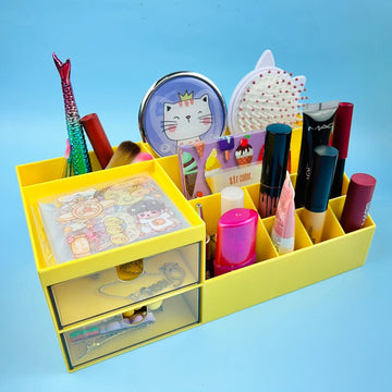 Large Size Pen Pencil Holder Desk Storage Box & Stationery Cosmetic Organizer