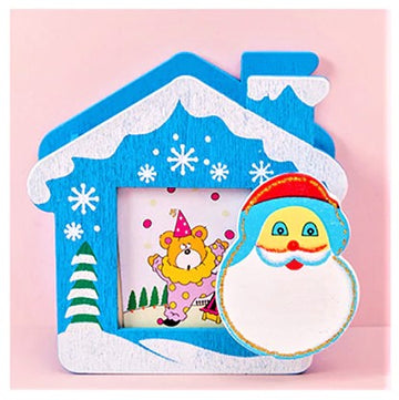 New Attractive Santa claus Wooden Pen Pencil Container Holder (Random design)