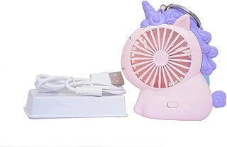 Creative Unicorn Portable Mini Fan / Unicorn USB Chargeable Fan /Portable Travel Fan for Kids