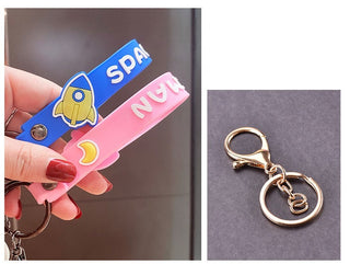 Monster and Astronaut Keychain 
