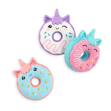Unicorn Donuts Scented erasers (Box of 3)