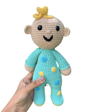 Cute Handmade Cotton Cocomelon Baby Crochet Squishy Soft Toy for Kids & Toddlers Baby