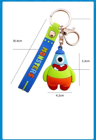 Monster and Astronaut Keychain 