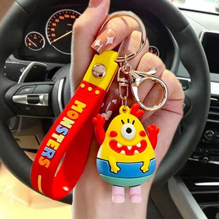 Monster and Astronaut Keychain 