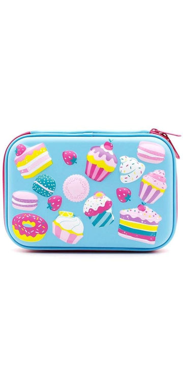 Multipurpose 3D Ice Cream Print Stationery Hard case Pouch   (Set of 1, Multicolor)