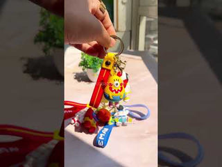 Monster and Astronaut Keychain 