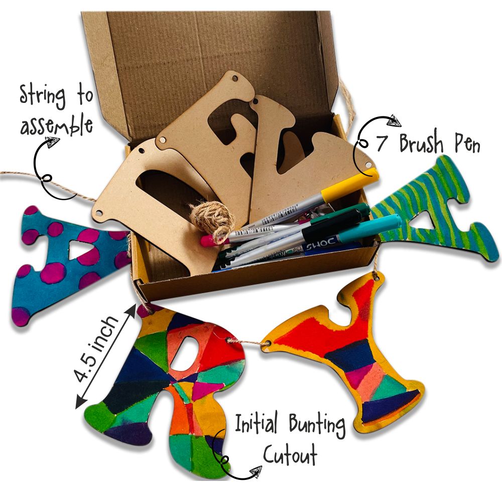 DIY Name Bunting Activity (PREPAID)