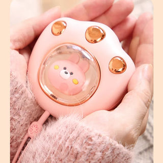 Cat Paw Hand Warmer Portable Mini Usb Rechargeable Cartoon Cute Heating Pad