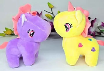 Unicorn Soft Plush Keychain for Girls Multicolor