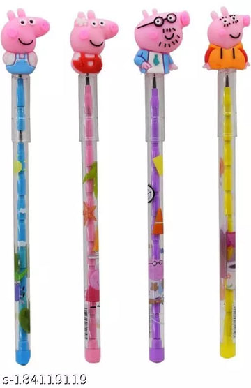 Cute Peppa Pig Design  Pencil For  School Stationery for Kids ( Pack Of 1 )