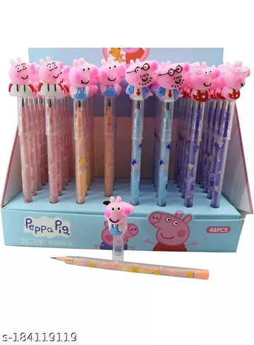 Cute Peppa Pig Design  Pencil For  School Stationery for Kids ( Pack Of 1 )