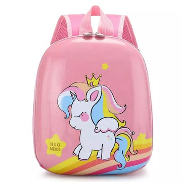 Fancy Unicorn Theme Hardshell Backpack For Kids