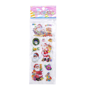 8 Different Santaclaus Sticker for Christmas