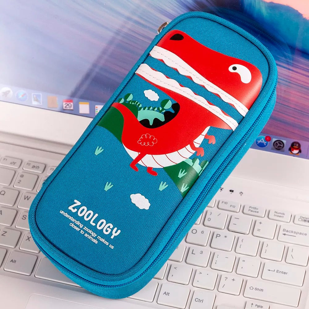 Dino Soft Pencil Case for Kids