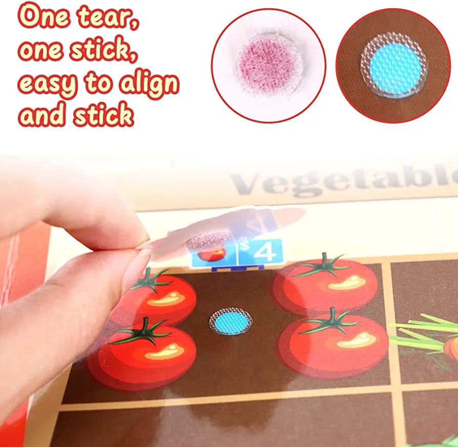 Vegetables Montessori Quiet Book